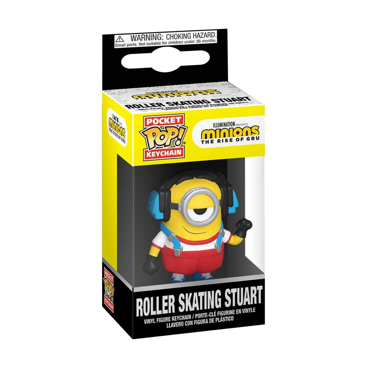 Ігрова фігурка Funko POP! серії Посіпаки 2 Стюарт на роликах, на кліпсі, 3.8 см, від 3 років (47797)